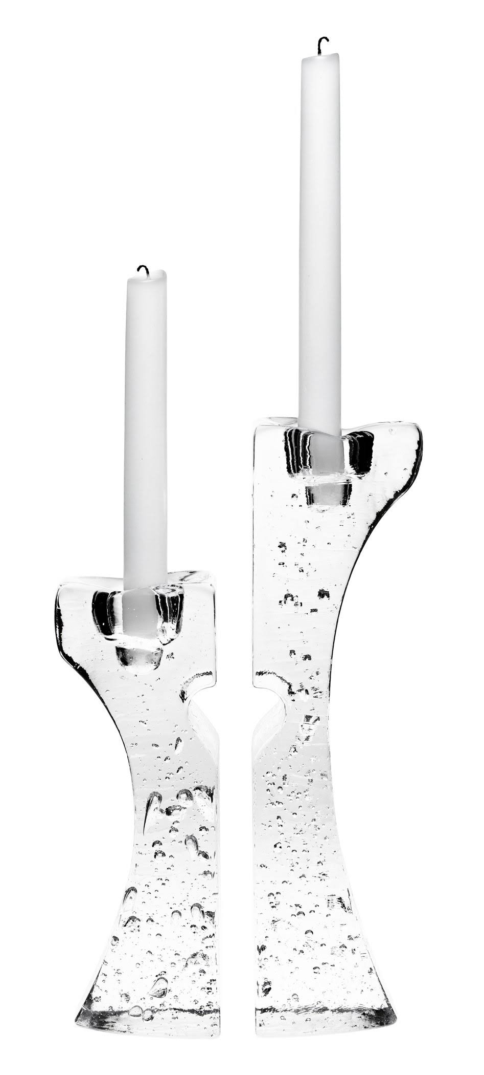 Kosta Boda Connect Candlestick Set of 2